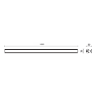 L&L LUCE E LIGHT - PROFILE2.6 22W 24VDC 3000K DIF AL 1298MM