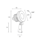 L&L LUCE E LIGHT - SPOT2.6 316L 6W 24VDC 3000K 38 INOX PW26005LI