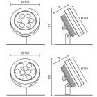 L&L LUCE E LIGHT - SPOT3.0 316L 18W 24VDC 5000K 40 INOX PW30920LAI