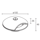 L&L LUCE E LIGHT - RONDO1.1 2W 24VDC 3000K RAD MICROSAB RD11005AI