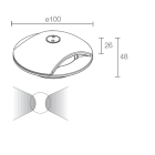 L&L LUCE E LIGHT - RONDO1.2 4W 24VDC 3000K RAD MICROSAB