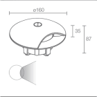 L&L LUCE E LIGHT - RONDO3.1 3W 24VDC 3000K RAD MICROSAB