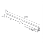 L&L LUCE E LIGHT - RIO1.4 24W 24VDC 2600K DIF 2010MM RE1400FDB