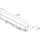 L&L LUCE E LIGHT - RIO2.0 5W 24VDC 2800K DIF 260MM