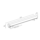 L&L LUCE E LIGHT - RIO2.1 10W 24VDC 2800K DIF 510MM RE21005DB