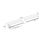 L&L LUCE E LIGHT - RIO2.2 19W 24VDC 2800K DIF 1010MM