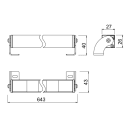 L&L LUCE E LIGHT - SNACK1.1 18W 24VDC 2700K 10 ALL 643MM