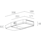 L&L LUCE E LIGHT - SIRI BLVD3.0 38W 230V 3000K ASIM ANT