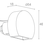 L&L LUCE E LIGHT - STEP INSIDE2.3 2W 500MA 3000K DIF CORT SP23125DT