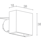 L&L LUCE E LIGHT - STEP INSIDE2.8 2W 24VDC 3000K DIF CORT