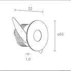 L&L LUCE E LIGHT - STEP OUTSIDE5.1 2W 500MA 3000K ASS SAT