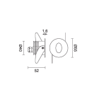 L&L LUCE E LIGHT - STEP OUTSIDE5.2 2W 500MA 3000K ASS SAT