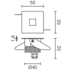 L&L LUCE E LIGHT - STEP OUTSIDE6.1 2W 500MA 3000K ASS BIA SP61125AAE