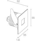 L&L LUCE E LIGHT - STEP OUTSIDE6.1 2W 500MA 4000K ASS CORT
