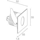 L&L LUCE E LIGHT - STEP OUTSIDE6.2 2W 500MA 3000K ASS CORT