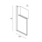 L&L LUCE E LIGHT - STEP OUTSIDE7.0 3.5W 24VDC 3000K GRI SP70005AF