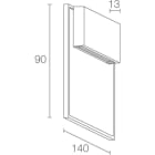 L&L LUCE E LIGHT - STEP OUTSIDE7.0 3.5W 24VDC 3000K CORT SP70005AT
