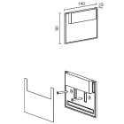 L&L LUCE E LIGHT - STEP OUTSIDE7.0 3.5W 24VDC 4000K BIA-BIA SP70009AW
