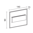 L&L LUCE E LIGHT - STEP OUTSIDE8.0 3.5W 24VDC 4000K BIA-BIA SP80009AW