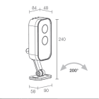 L&L LUCE E LIGHT - SIRI1.0 9W 230VAC 3000K 40 ANTR