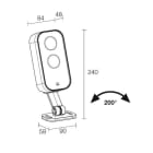 L&L LUCE E LIGHT - SIRI1.0 9W 230VAC 4000K 6 BIA