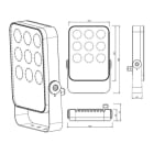 L&L LUCE E LIGHT - SIRI3.0 23W 230VAC 4000K 40 ANTR SR30109LH