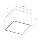 L&L LUCE E LIGHT - TAK1.0 18W 230VAC 3000K DIF CORT