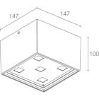 L&L LUCE E LIGHT - TAK1.1 10W 230VAC 3000K 10 GRI