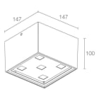 L&L LUCE E LIGHT - TAK1.1 18W 230VAC 4000K 30 CORT
