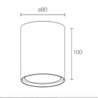 L&L LUCE E LIGHT - TEKO5.1 9W 230VAC 3000K DIF BIA