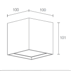 L&L LUCE E LIGHT - TEKO7.0 9W 230VAC 4000K DIF BIA