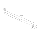 L&L LUCE E LIGHT - TREVI1.1 21W 24VDC 3000K DIF 1208MM
