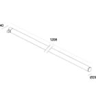 L&L LUCE E LIGHT - TREVI1.1 21W 24VDC 2700K DIF 1208MM