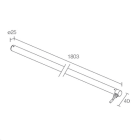 L&L LUCE E LIGHT - TREVI1.2 21W 24VDC 3000K 20X50 1803MM TR12005WA