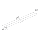 L&L LUCE E LIGHT - TREVI1.2 32W 24VDC 4000K DIF 1803MM TR12009DA