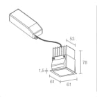 L&L LUCE E LIGHT - TURIS1.0 11W 230VAC 4000K DIF NER TU10109DN