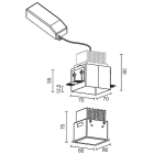 L&L LUCE E LIGHT - TURIS2.0 11W 230VAC 4000K DIF BIA TU20109DB
