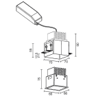 L&L LUCE E LIGHT - TURIS2.0 11W 230VAC 4000K DIF BIA TU20109DB