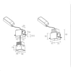 L&L LUCE E LIGHT - TURIS2.0 11W 230VAC 2700K DIF BIA TF TU2010FDBT