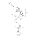 L&L LUCE E LIGHT - TURIS2.0 5.5W 230VAC 30K D BIA TU20115DB