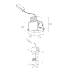 L&L LUCE E LIGHT - TURIS2.0 5.5W 230VAC 30K D BIA