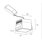 L&L LUCE E LIGHT - TURIS3.0 15W 230VAC 2700K DIF B TU3010FDB