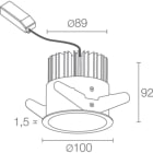 L&L LUCE E LIGHT - TURIS3.1 11W 230VAC 30K D BIA TU31015DB