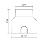 L&L LUCE E LIGHT - CASSAFORMA D107X100 WC0103