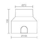 L&L LUCE E LIGHT - CASSAFORMA D107X100 WC0103