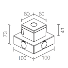 L&L LUCE E LIGHT - CASSAFORMA ICE LED1.1 WC0411