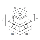 L&L LUCE E LIGHT - CASSAFORMA ICE LED1.1 WC0411