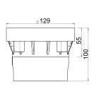 L&L LUCE E LIGHT - CASSAFORMA D129X100 WC0501