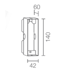 L&L LUCE E LIGHT - CASSAFORMA LINE2.0 WC1600