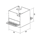 L&L LUCE E LIGHT - CASSAFORMA 65X65 QUAD6.1 BIA WC2001
